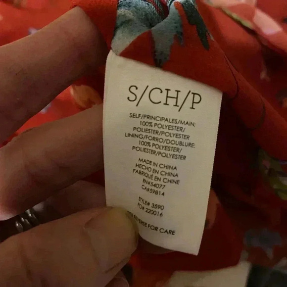 Cabi Womens Ruffle Red Devotions Blouse - Picture 7 of 8